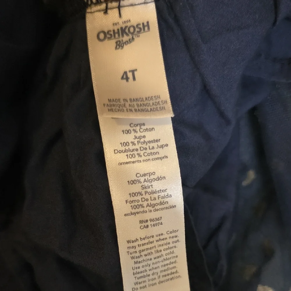 OshKosh B'gosh Denim Heart Print Skirtall